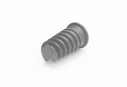 3-S Sinus Stopper® spiral dental implant with wide coronal stopper, titanium, internal hex 2.42 – view 2
