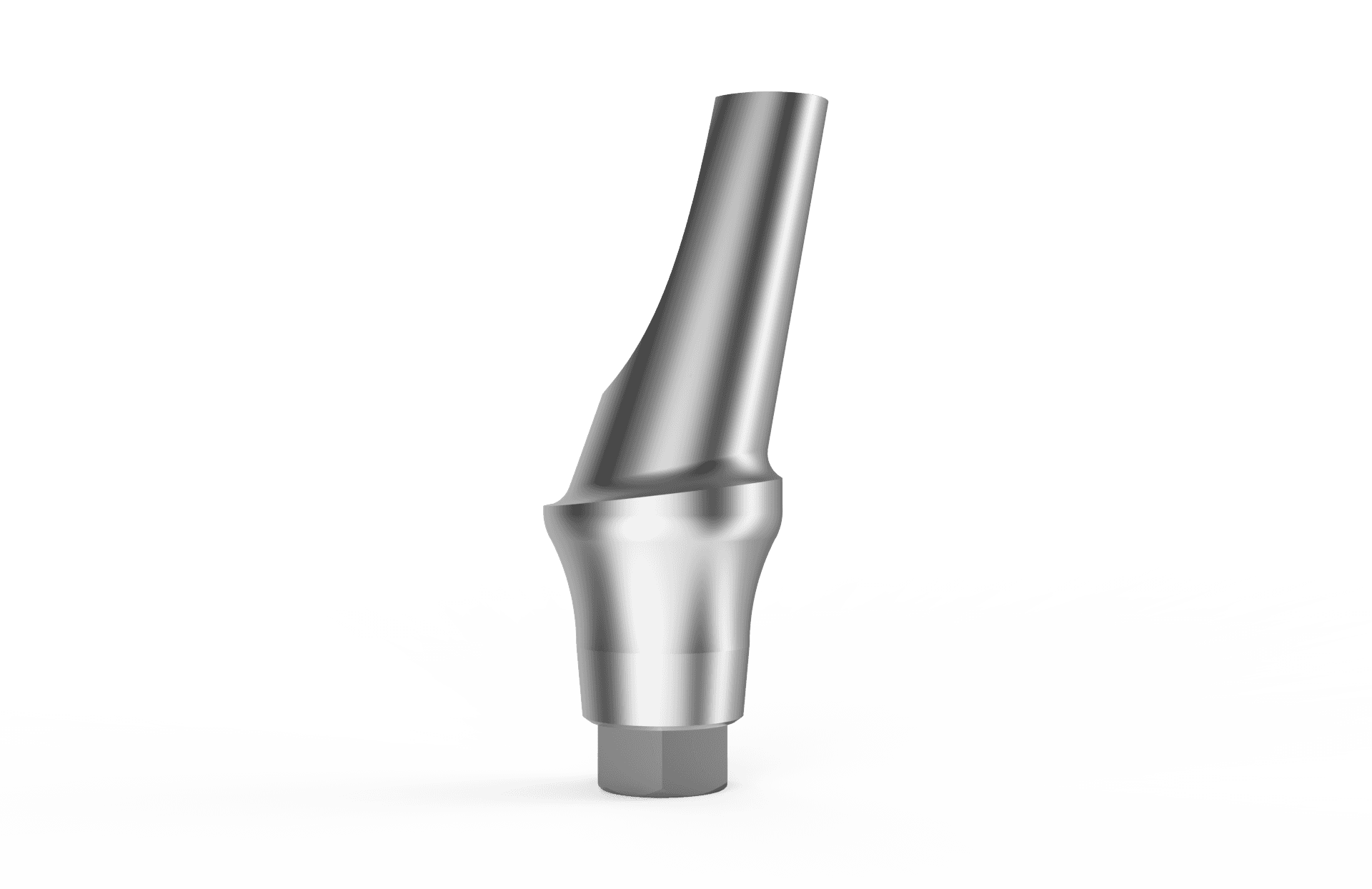 Angled abutment 15/25 degrees with screw compatible with MegaGen AnyRidge - titanium implant abutment