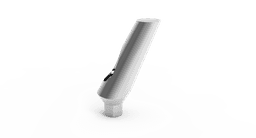 Angled abutment 15°/25° slim platform with slim screw – titanium abutment, internal hex 2.1 – view 4