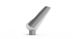 Angled abutment 35°/45° regular platform with screw – titanium abutment, internal hex 2.42