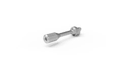 Angled multi-unit abutment with holder mount and screw – titanium MUA, internal hex 2.42, full-arch component – view 4