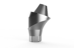 Angled multi-unit abutment with holder mount and screw compatible with OSSTEM Regular - titanium component – view 2