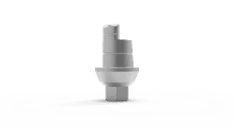 Anti-Rotational Ti-Base CAD/CAM – engaging titanium base with screw for implant level, internal hex 2.42