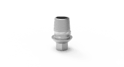 Anti-Rotational Ti-Base Sirona with screw – titanium CAD/CAM interface, internal hex 2.42 – view 4