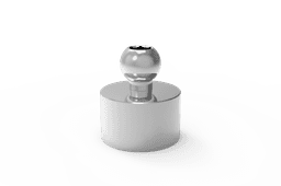 Ball Adapter for Multi Units – titanium ball attachment adapter for multi-unit abutments, internal hex 2.42