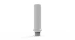 Castable Delrin abutment (UCLA) with screw, internal hex 2.42, dental lab component – view 2