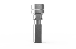 Digital analog compatible with NEODENT GM - lab component for 3D-printed CAD/CAM implant models – view 2