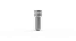 Digital analog for implant, regular platform – stainless steel analog for printed models, internal hex 2.42