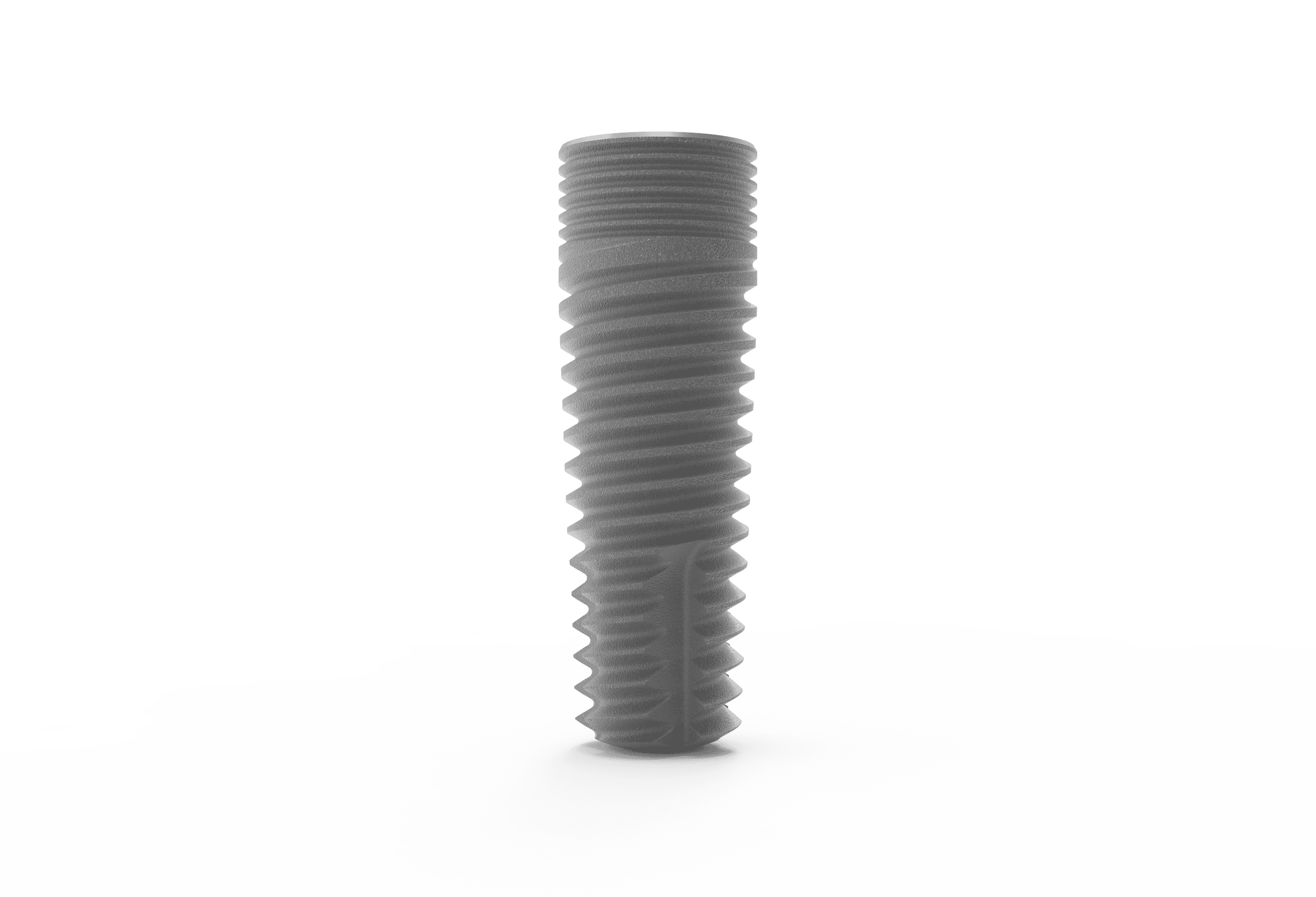 Dual-Bone® cylindrical dental implant, titanium, internal hex 2.42 connection