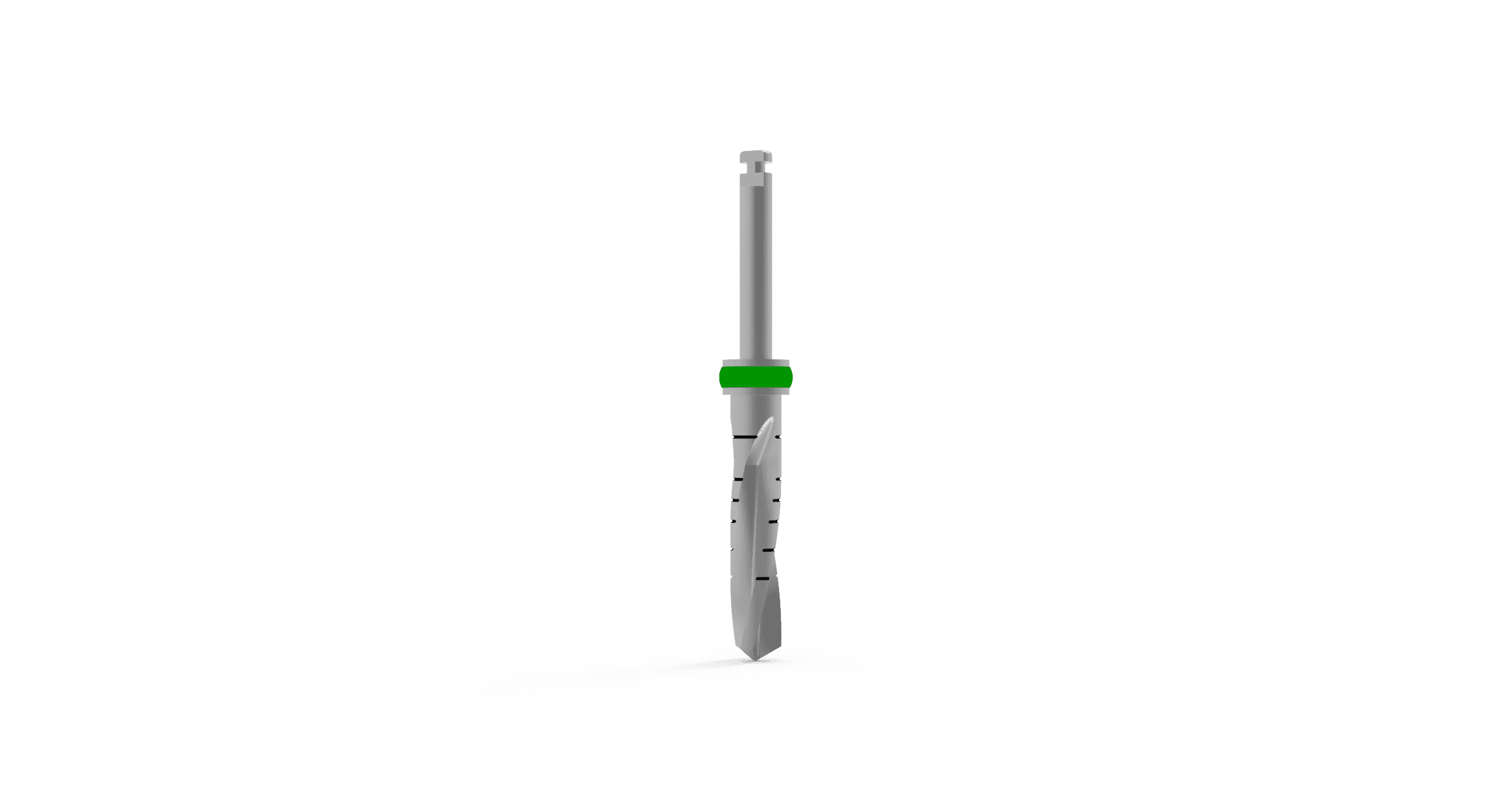 External Twist Drill – medical-grade stainless steel drill for dental implant site preparation