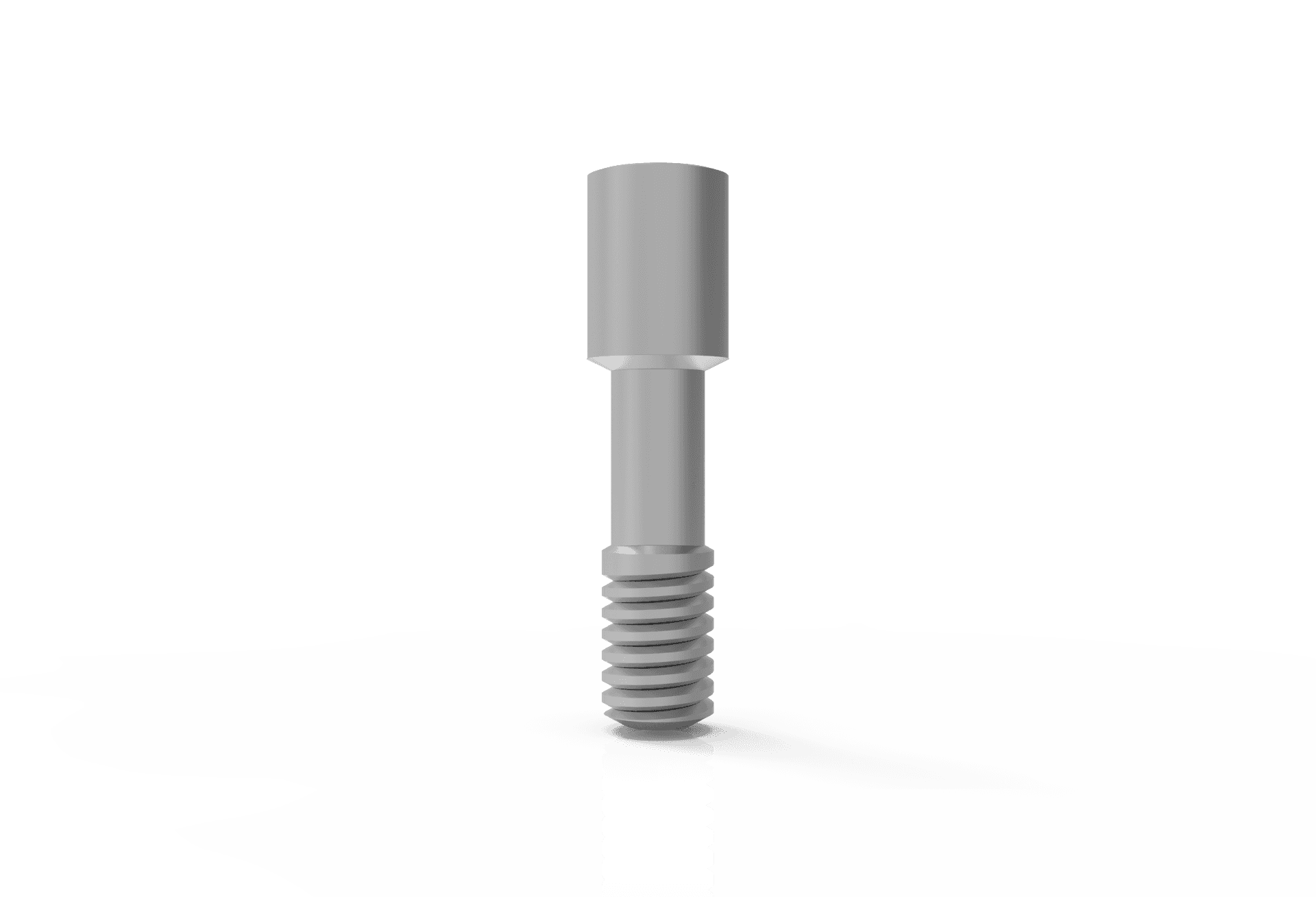 Extra Connection Screw Slim Platform – titanium prosthetic screw, slim internal hex 2.1