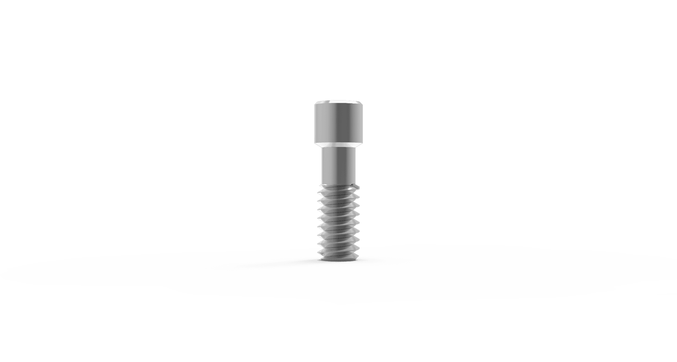Extra fixation screw for angled multi-unit abutment – titanium grade 5 spare prosthetic screw