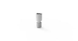 Extra fixation screw for multi-unit sleeve – titanium grade 5 spare prosthetic screw – view 2