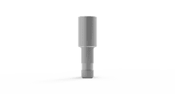 Implant analog regular platform – stainless steel lab analog, internal hex 2.42 dental implant replica