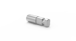 Implant analog regular platform – stainless steel lab analog, internal hex 2.42 dental implant replica – view 2