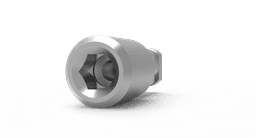 Implant analog wide platform – stainless steel lab analog, internal hex 2.42 dental implant replica – view 2