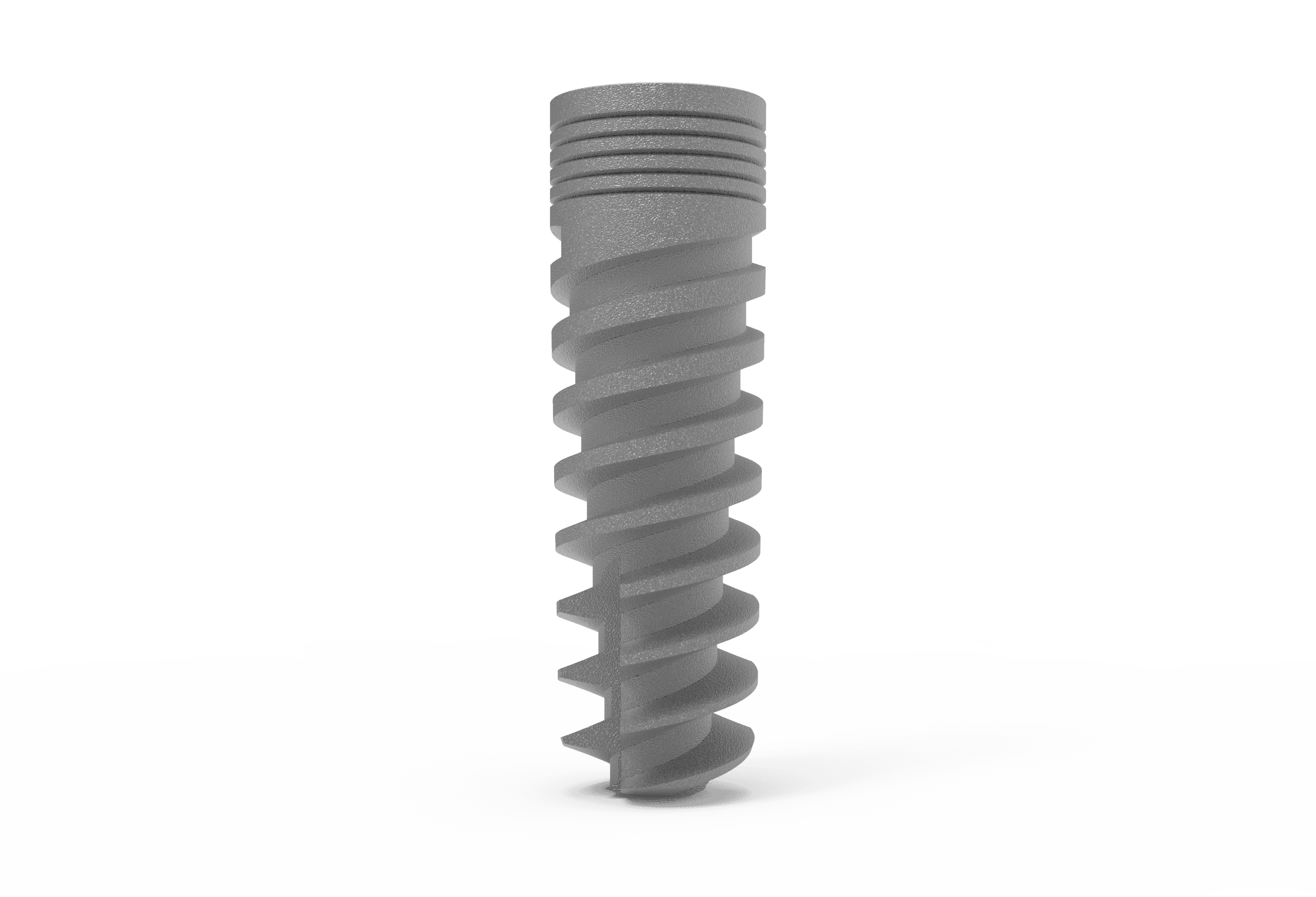 Load-Now® spiral dental implant for immediate loading, titanium, internal hex 2.42 connection