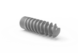 Load-Now® spiral dental implant for immediate loading, titanium, internal hex 2.42 connection – view 3