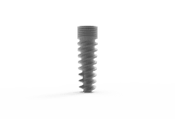 Load-Now® spiral dental implant for immediate loading, titanium, internal hex 2.42 connection – view 4