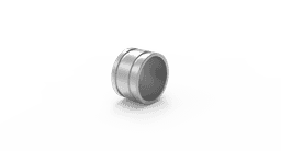 Metal cap for ball attachment – titanium housing cap for implant overdentures, regular platform – view 2