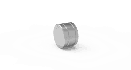Metal cap for ball attachment – titanium housing cap for implant overdentures, regular platform – view 3