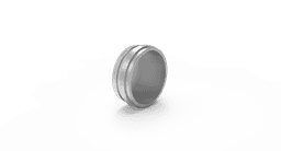 Metal cap for Loc-Click attachment – titanium housing cap for implant overdentures, regular platform – view 2