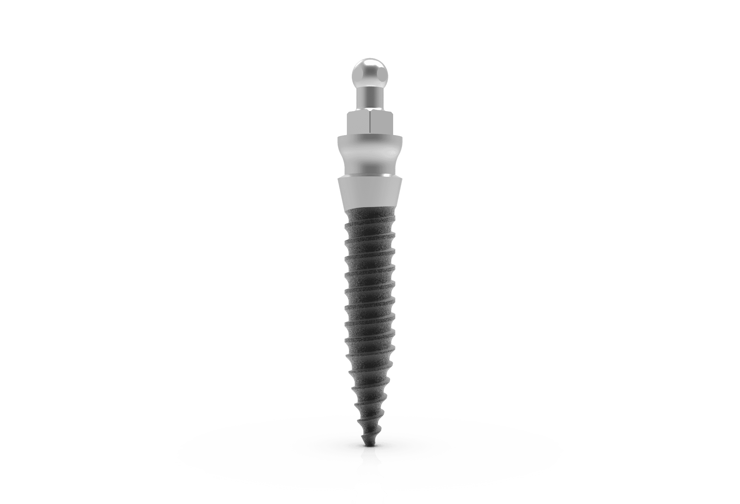 O-Ball Mini® one-piece implant set – Ø2.5 mm titanium mini implant with silicone ring and titanium cap