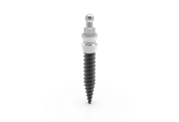 O-Ball Mini® one-piece implant set – Ø2.5 mm titanium mini implant with silicone ring and titanium cap – view 5