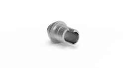 Rotational Ti-Base CAD/CAM – non-engaging titanium base with screw for implant level, internal hex 2.42 – view 2