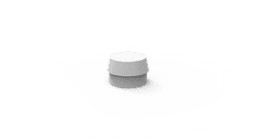 Silicone cap for ball attachment – nylon/silicone retention cap for implant overdentures, regular platform – view 3