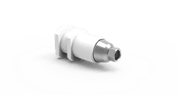 Snap-Cap transfer abutment with plastic cap – titanium screw, internal hex 2.42 implant impression component – view 3