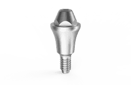 Straight multi-unit abutment compatible with MegaGen AnyRidge - titanium prosthetic component