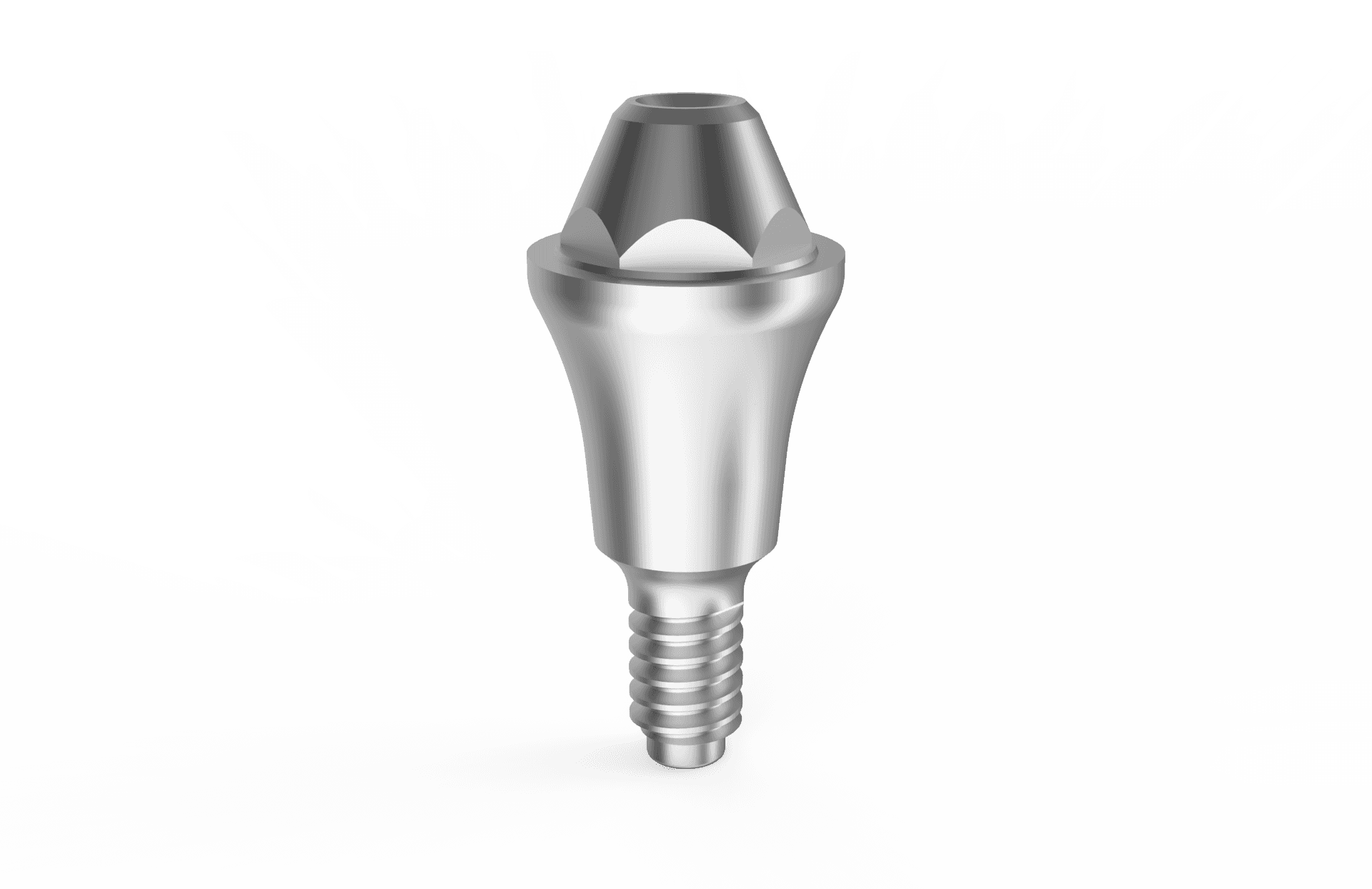 Straight multi-unit abutment compatible with MegaGen AnyRidge - titanium prosthetic component