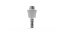 Straight Multi Units 2.42 – titanium straight multi-unit abutment with fixation screw, internal hex 2.42