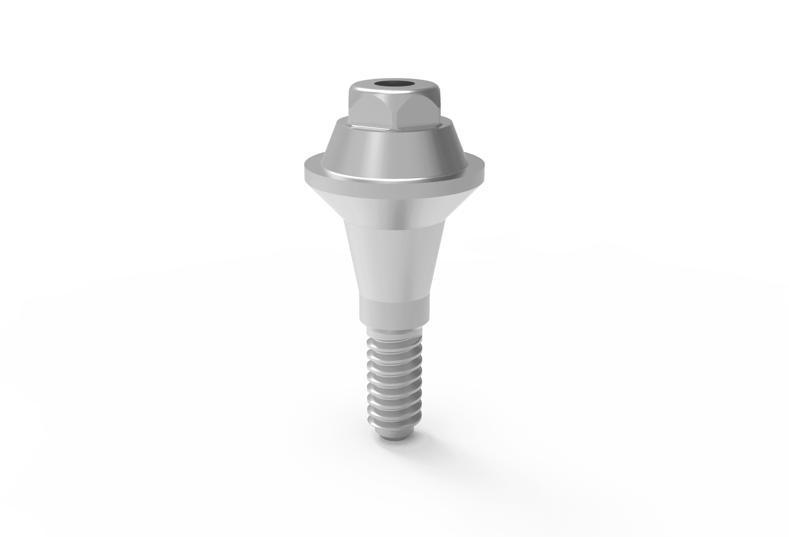 Straight Multi-Unit compatible with Straumann RC – titanium multi-unit abutment with 1.4 fixation screw
