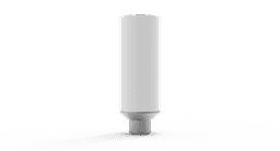 Ti-Base with UCLA castable abutment and screw – titanium base and Delrin castable, internal hex 2.42 – view 2