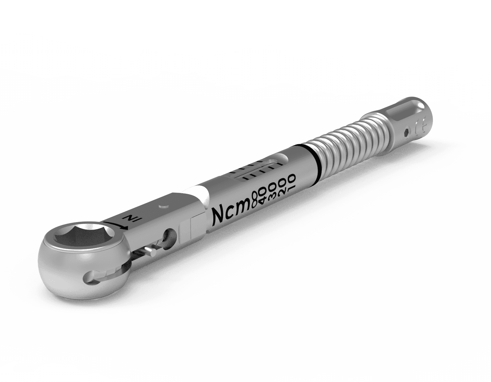 Torque ratchet wrench Ncm 6.35 - dental implant surgical instrument for controlled tightening