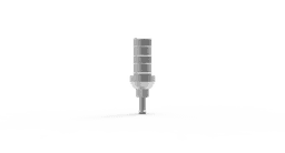 Transfer clip 9 mm / 13 mm impression coping – stainless steel clip transfer, internal hex 2.42 implant connection – view 2