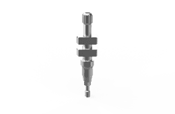 Open tray transfer impression coping compatible with NEODENT GM - titanium implant impression component