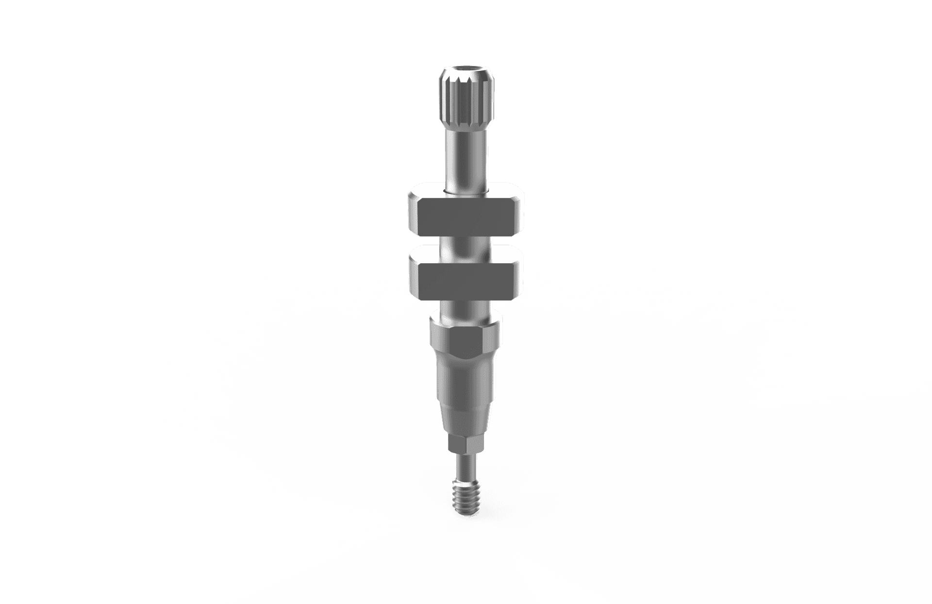 Open tray transfer impression coping compatible with NEODENT GM - titanium implant impression component