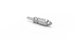 Open-tray transfer impression coping with long screw – stainless steel transfer, internal hex 2.42 – view 3