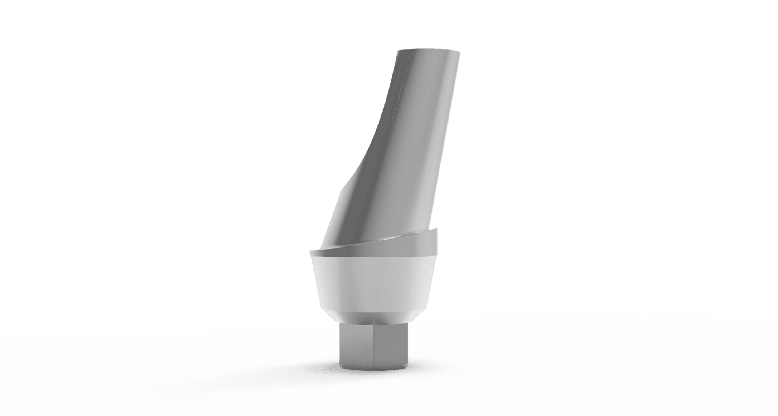 Anatomic Angled Abutment 15° / 25° Regular Platform + Screw - Internal Hex 2.42