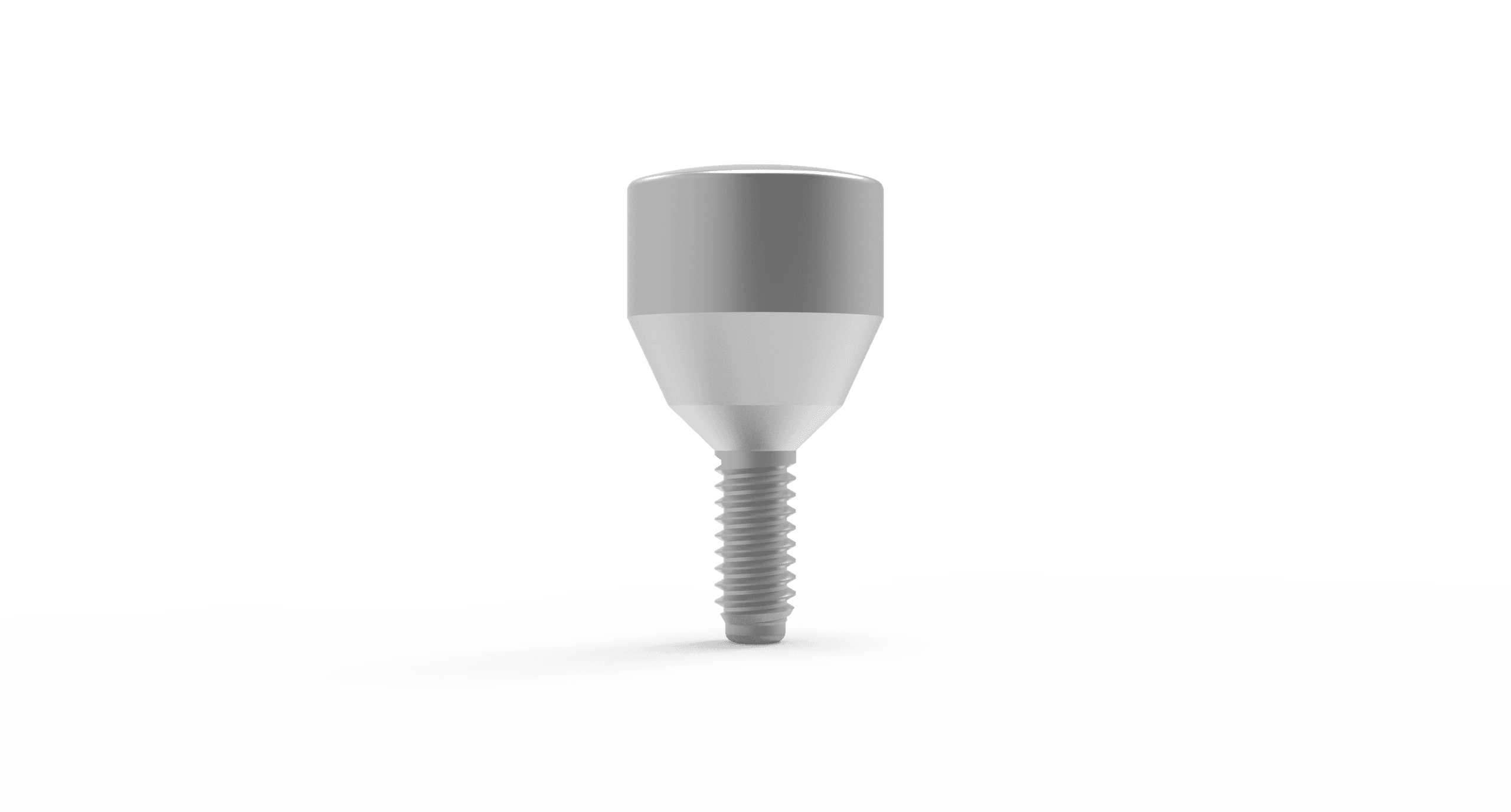 Healing Cap Titanium Wide Platform - 2.42 Connection