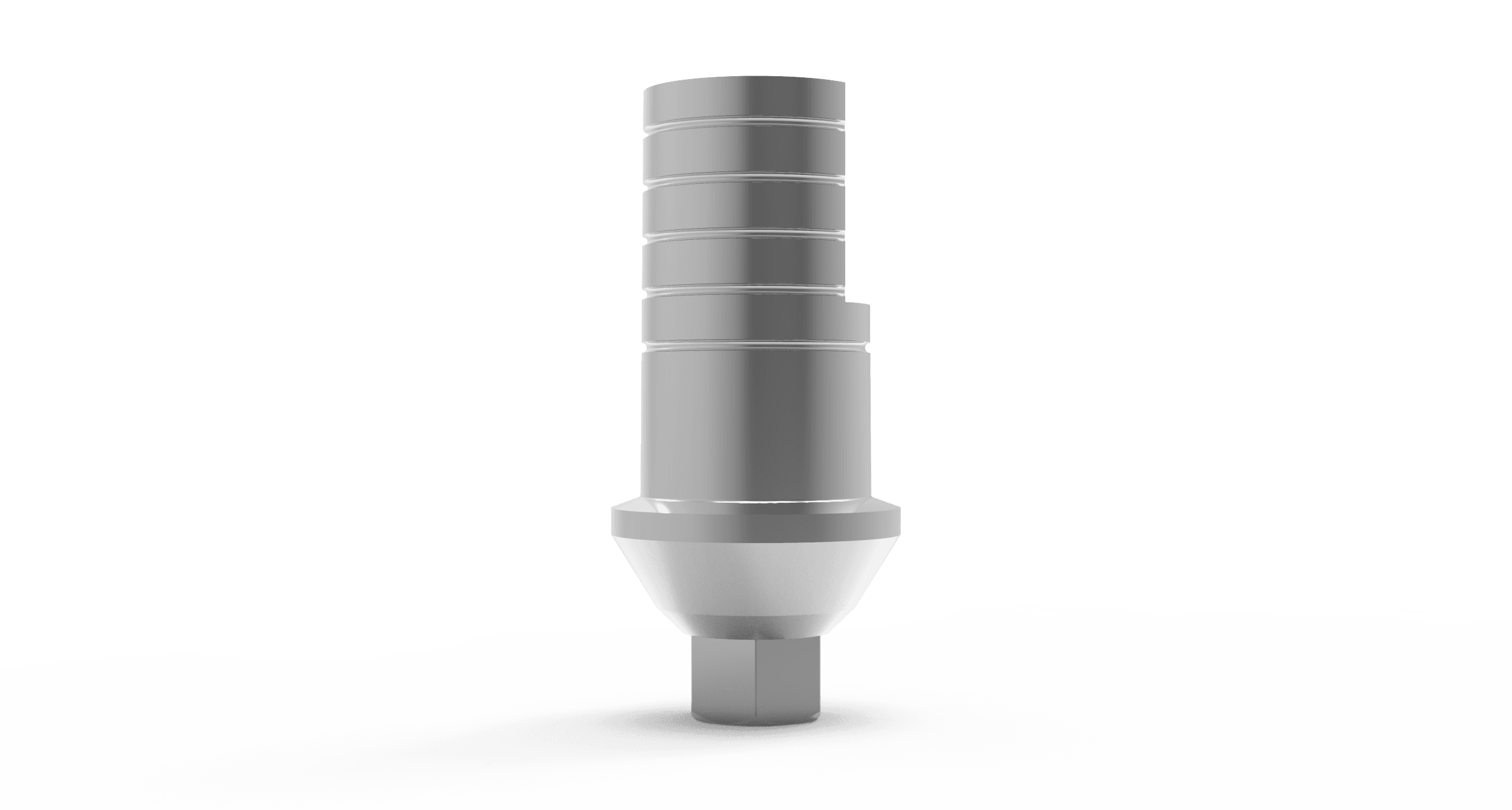 Ø5.5 Wide Shoulder Straight Abutment + Screw - Internal Hex 2.42