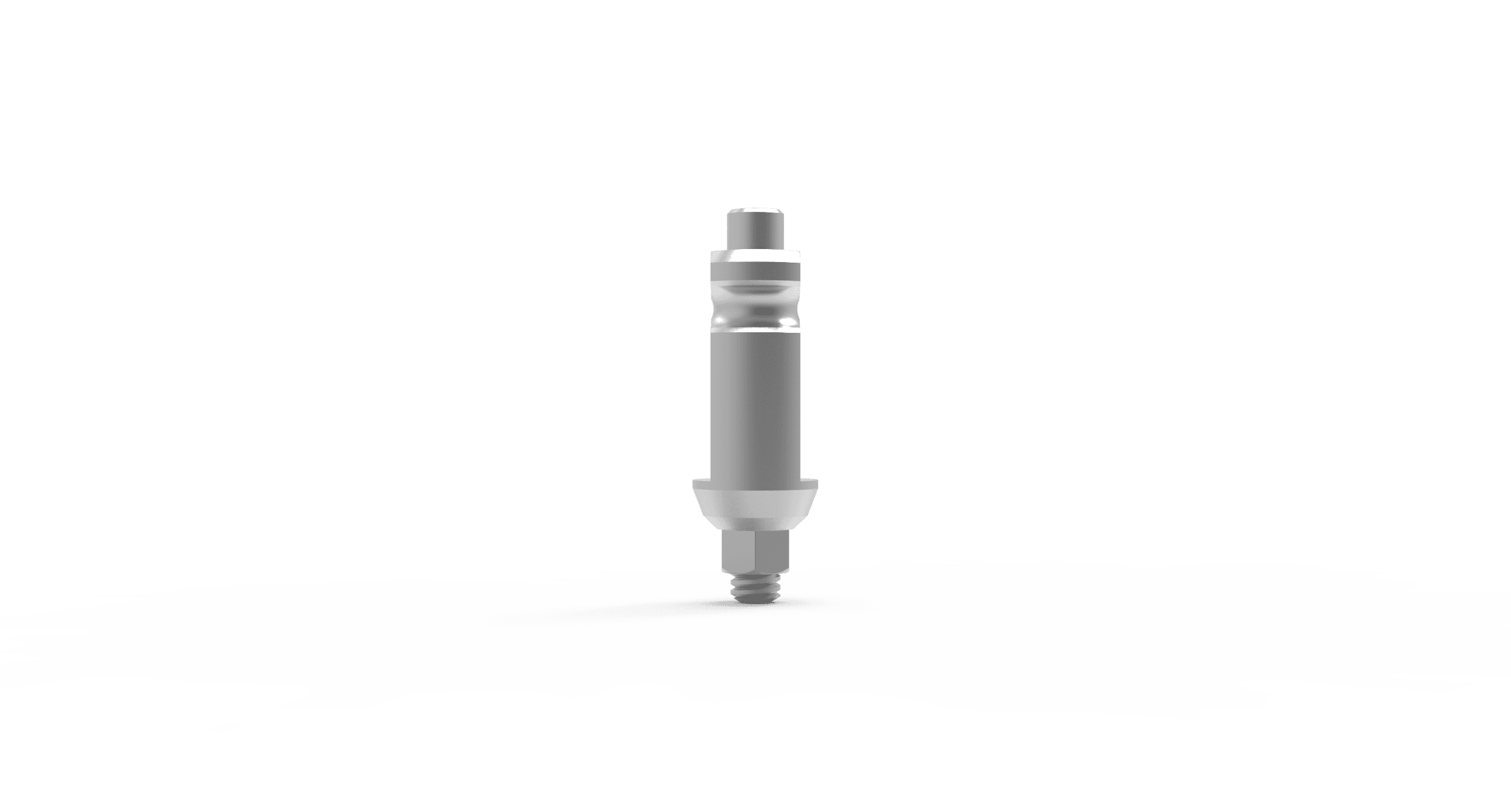 Transfer Close Tray (Short Screw) Impression Coping - Internal Hex 2.42