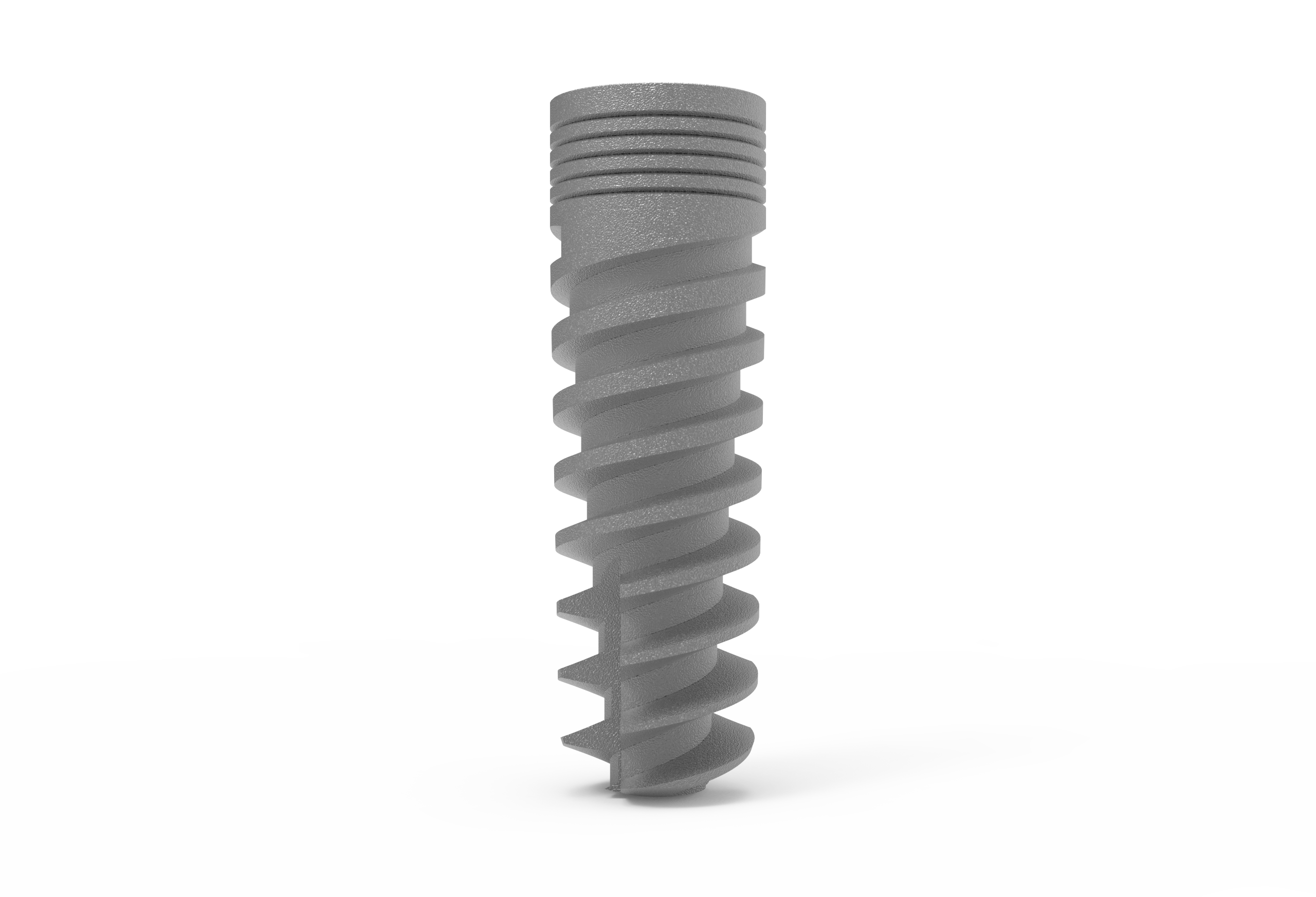 Implante dental espiral Load-Now con rosca condensadora, conexión Hexágono Interno 2.42, titanio grado 5